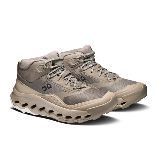 Women's Cloudhorizon 2 Mid WP - Cinder/Desert by ON RUNNING beige brown hiking shoes