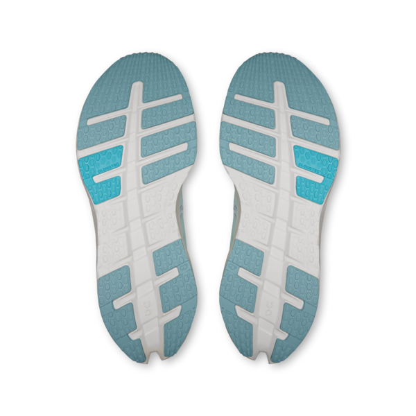 Cloudrunner 3 M - Flurry/Cascade men's shoes by ON RUNNING with Blue sole, HCO Fredericksburg