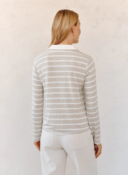 Contrast Placket Button Down