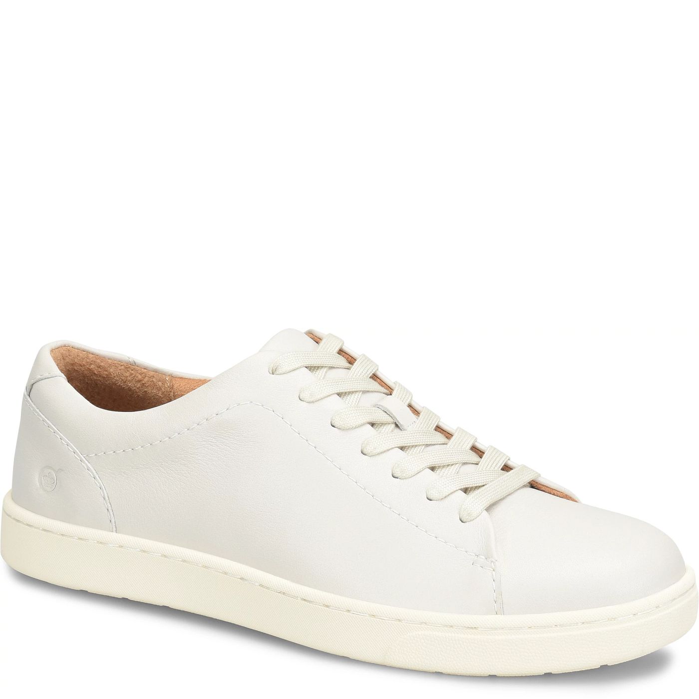 Allegheny II - White men's full grain leather sneaker with cushioned sole by BORN from HCO collection