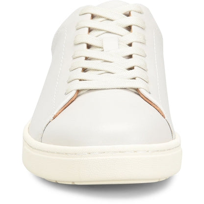Allegheny II - White men's full grain leather sneaker front view by BORN from HCO collection