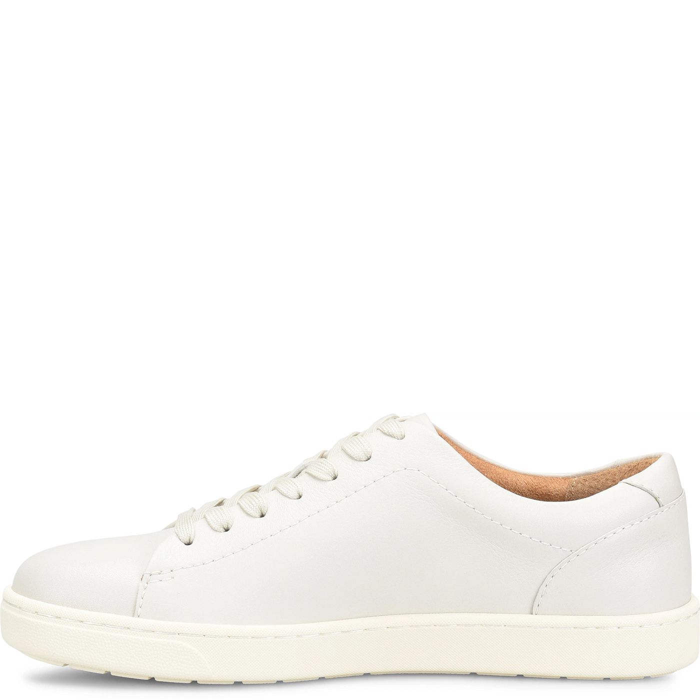 Allegheny II - White men's full grain leather sneaker in minimalist style by BORN from HCO collection