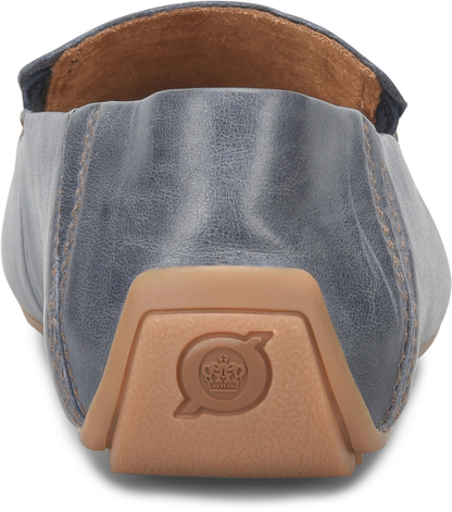 Marcel - Navy driving moc in soft navy leather with flexible fit by BORN, men's shoes HCO collection