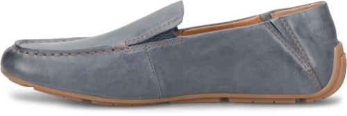 Marcel - Navy men's driving moc in soft navy leather with Quad Gore Flex by BORN from HCO collection