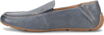 Marcel - Navy men's driving moc in soft navy leather with Quad Gore Flex by BORN from HCO collection