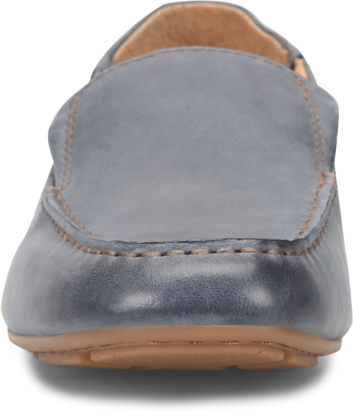 Marcel - Navy men's loafer in soft navy leather with Quad Gore Flex by BORN from HCO collection