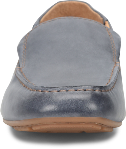 Marcel - Navy men's loafer in soft navy leather with Quad Gore Flex by BORN from HCO collection