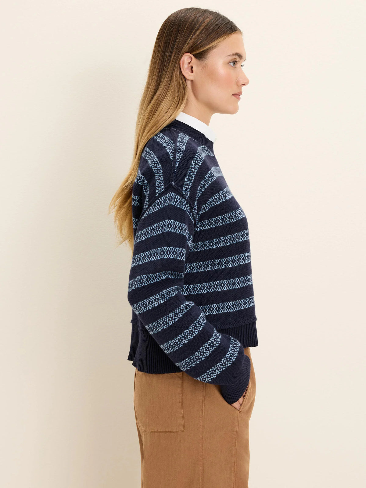 Cotton Jacquard Sweater