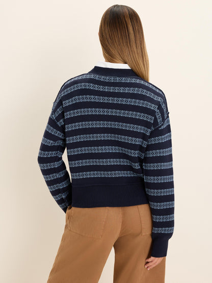 Cotton Jacquard Sweater
