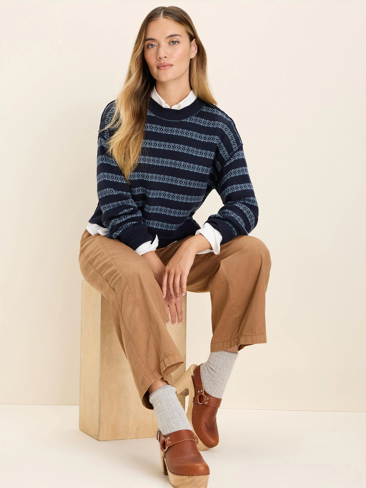 Cotton Jacquard Sweater