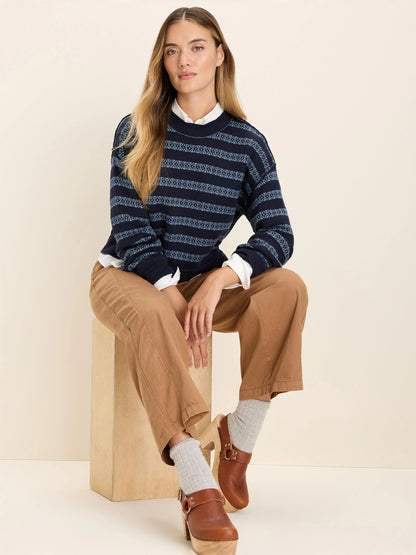 Cotton Jacquard Sweater