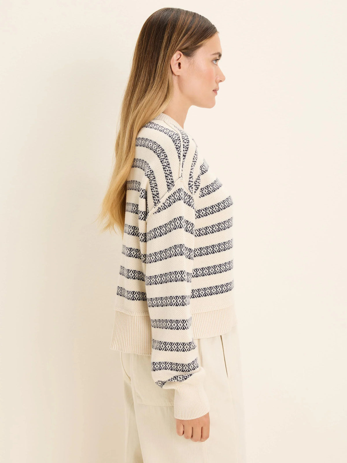 Cotton Jacquard Sweater