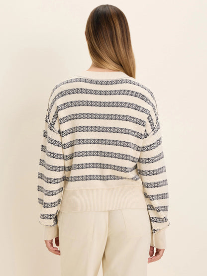 Cotton Jacquard Sweater