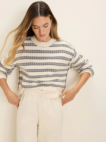 Cotton Jacquard Sweater