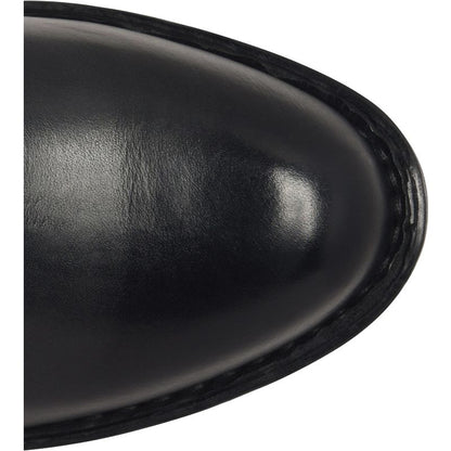Kendyl - Black BORN women's black leather Chelsea boot toe detail