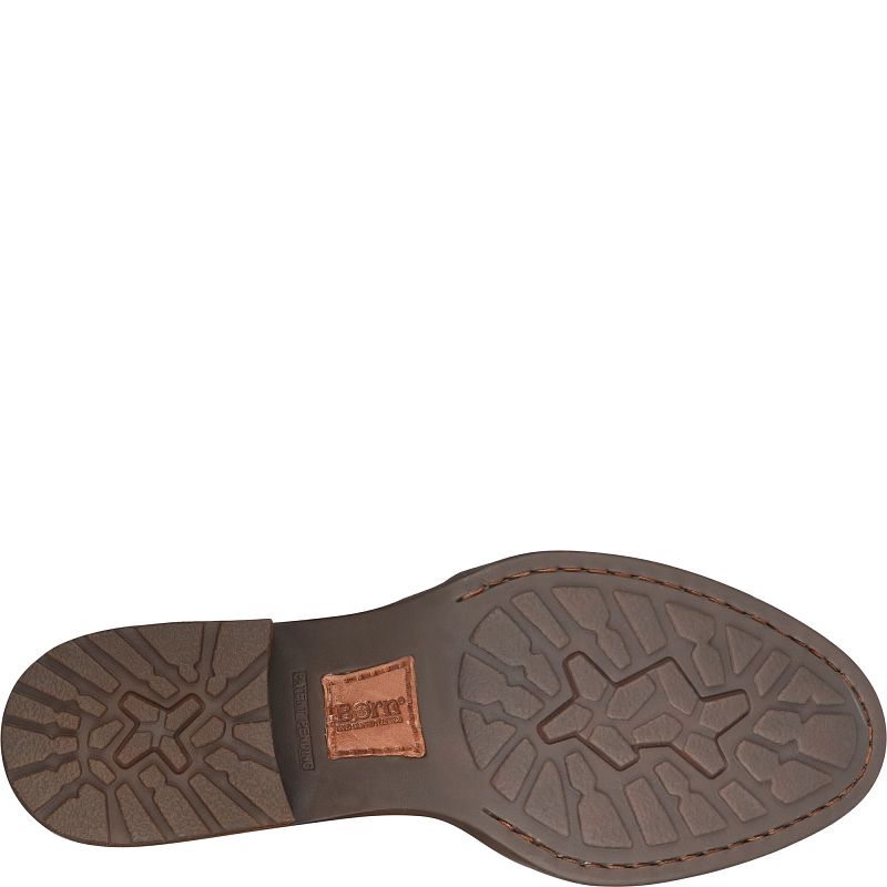 Kendyl - Brown BORN women's brown Chelsea boot outsole tread
