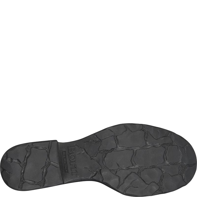 Mercado - Black BORN women's black boot outsole with rugged tread