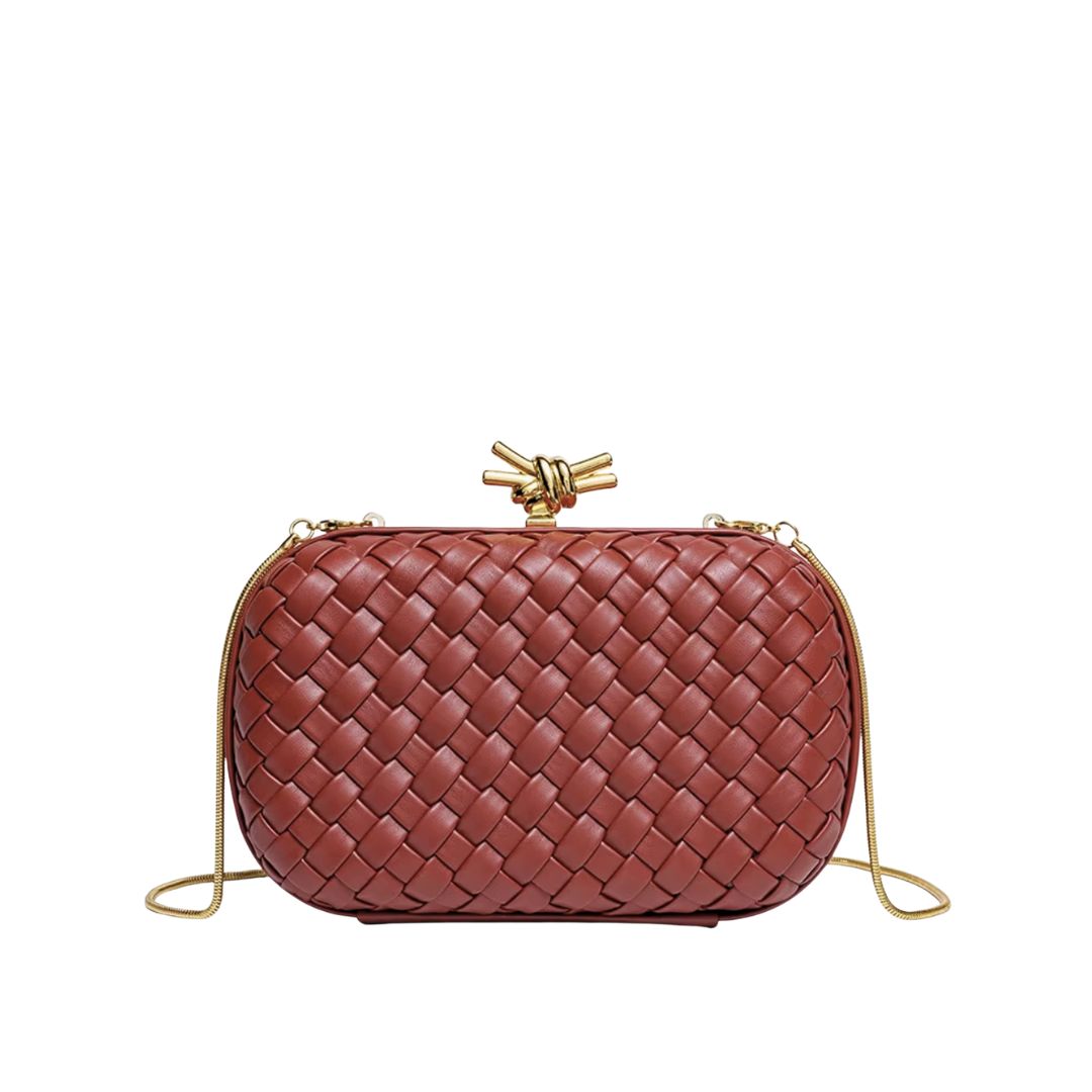 Bonsoir Woven Clutch