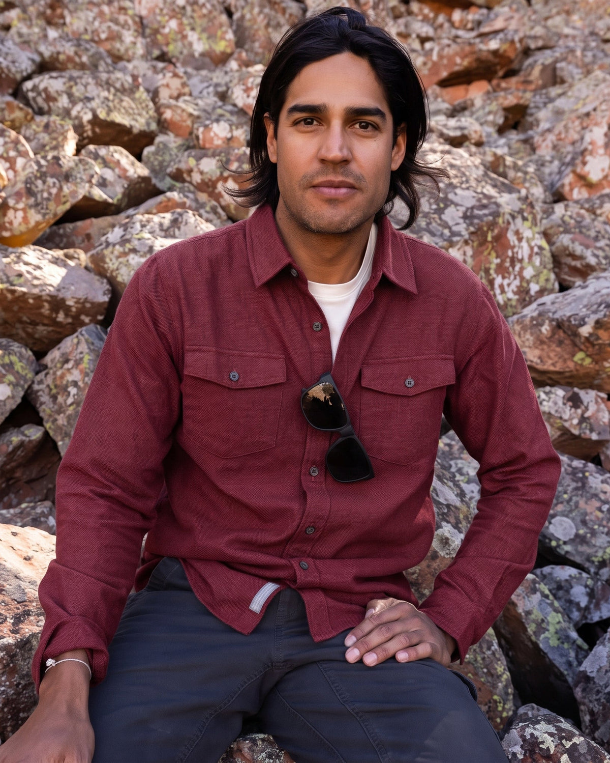 Bristol Organic Cotton Twill L/S - Spice