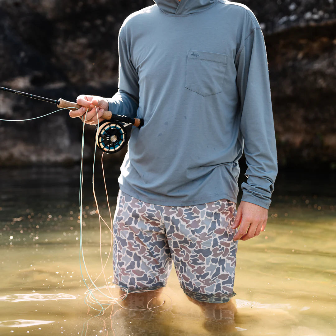 Waterloo Swim Shorts - Camo Frio 7"