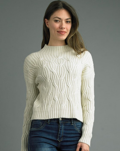 Cable Neck Sweater