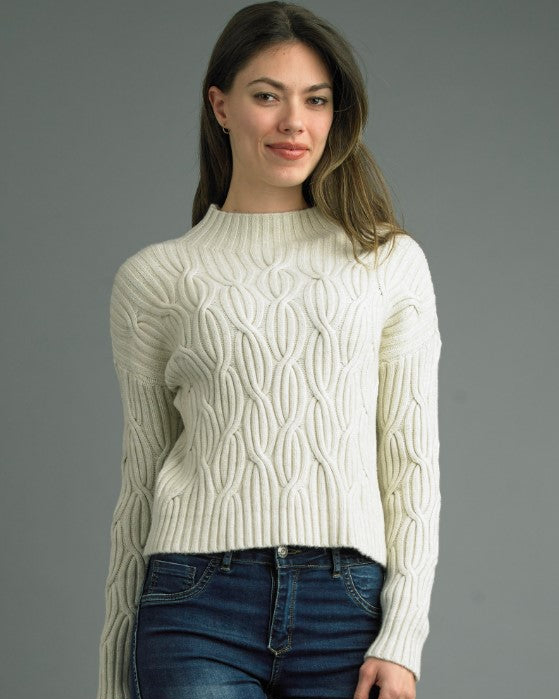 Cable Neck Sweater