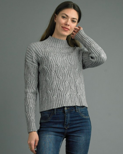 Cable Neck Sweater