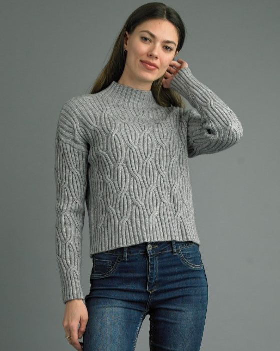 Cable Neck Sweater
