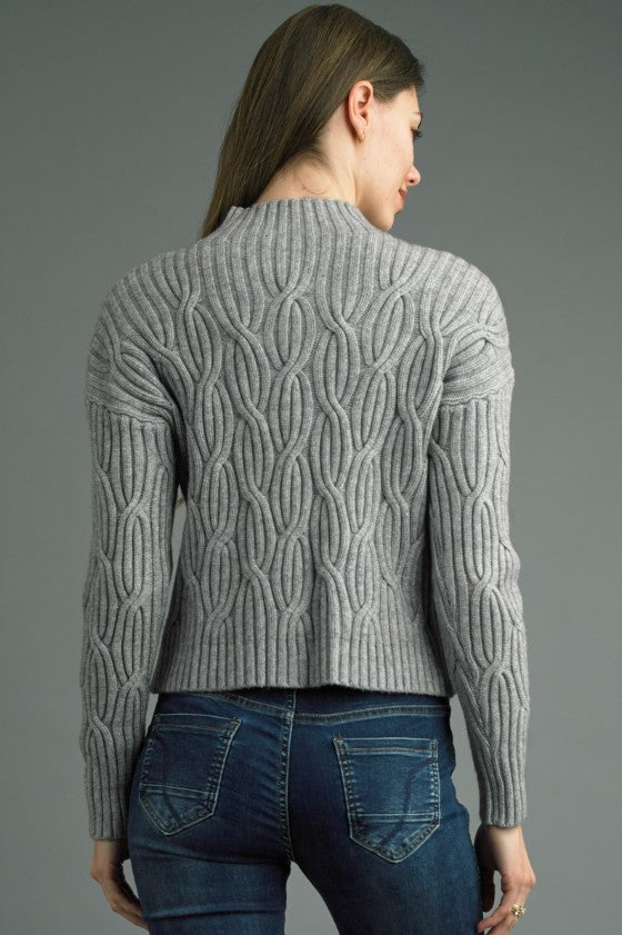 Cable Neck Sweater