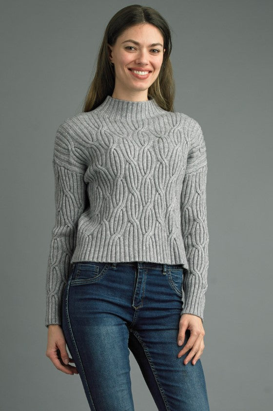 Cable Neck Sweater