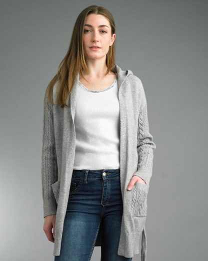 Cable Hoodie Sweater