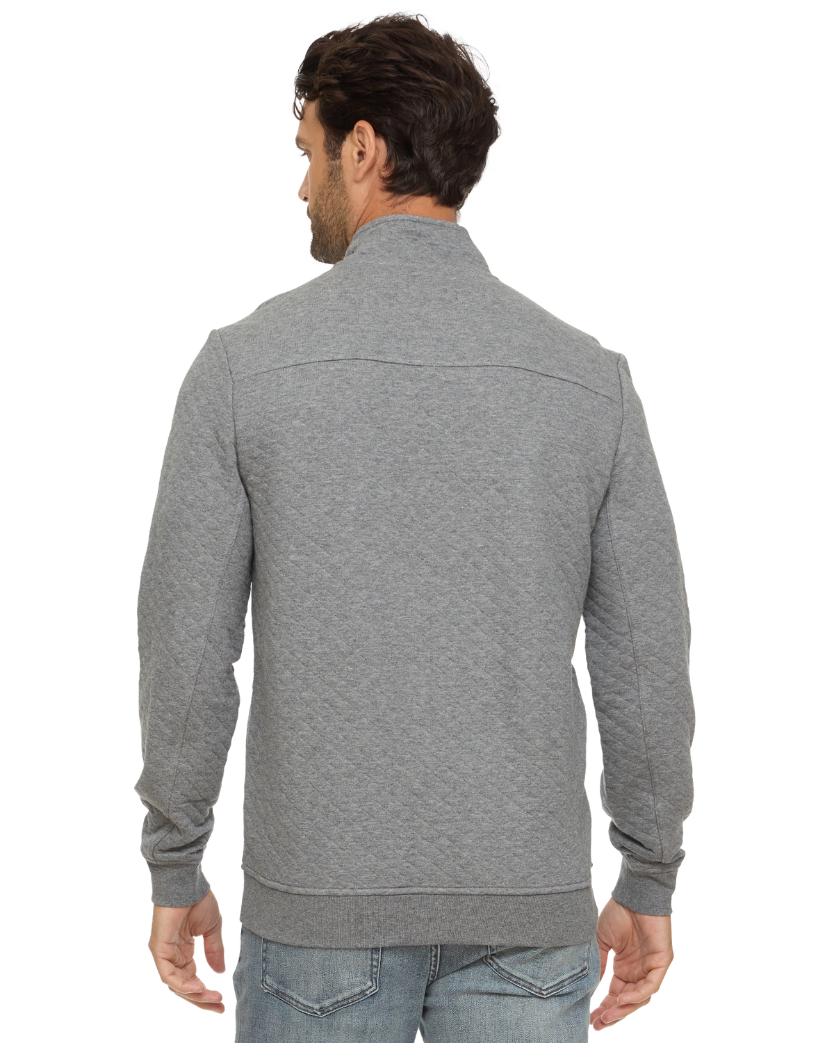 Alloway Quilted Full Zip Mock Neck