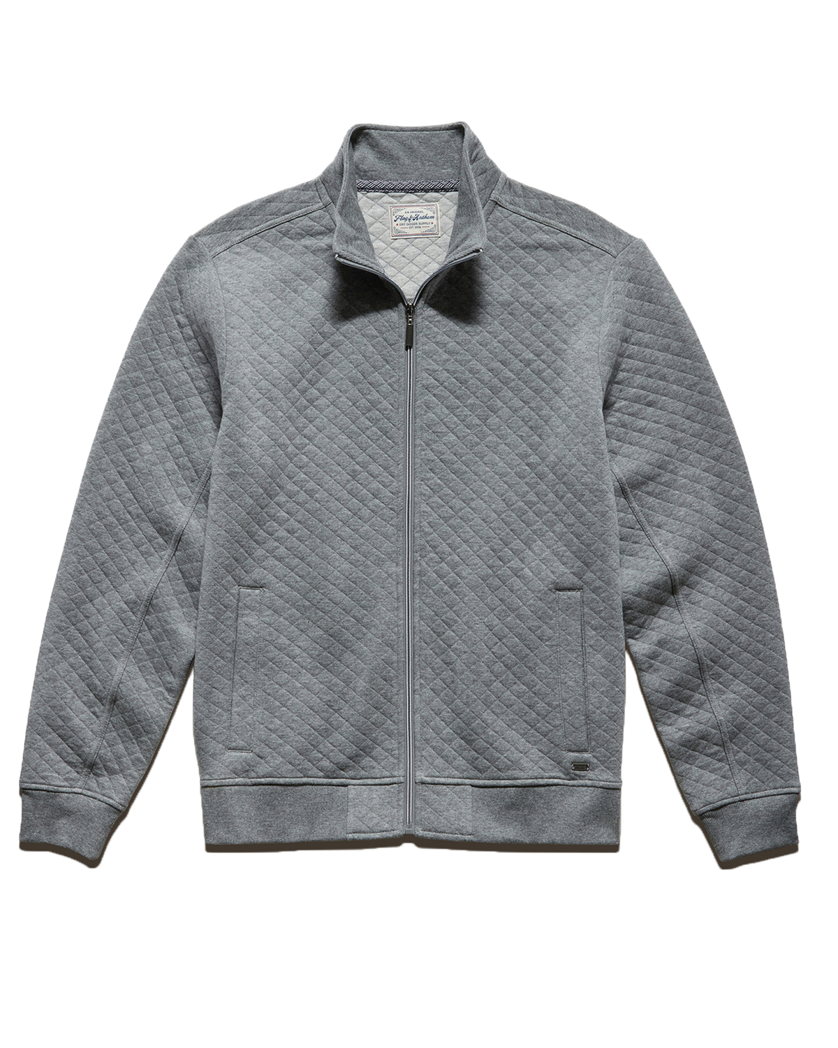 Alloway Quilted Full Zip Mock Neck