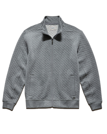 Alloway Quilted Full Zip Mock Neck