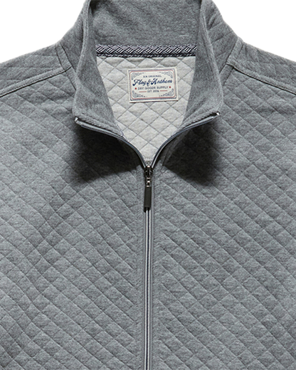 Alloway Quilted Full Zip Mock Neck