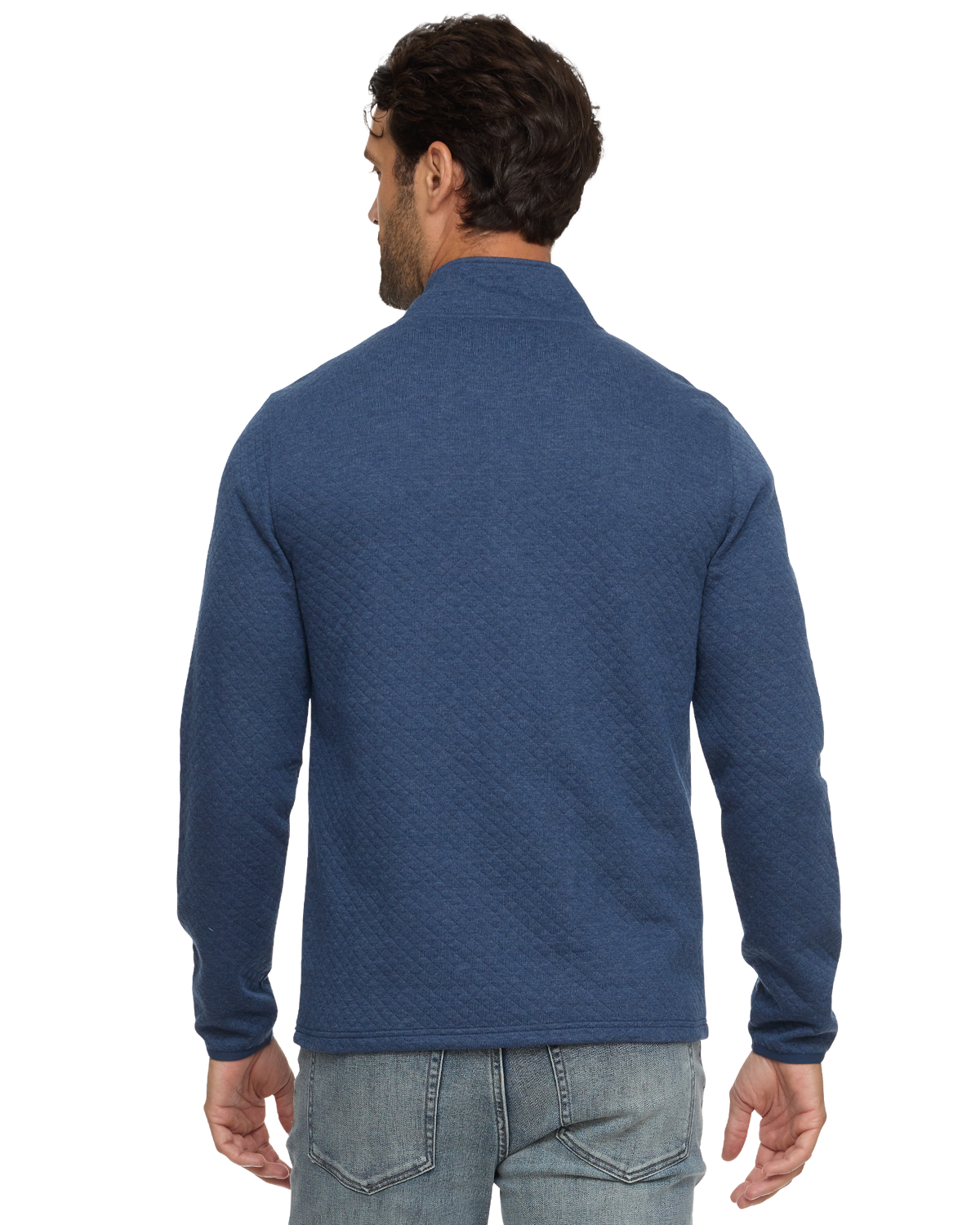 Bradner Super Soft Quilted 1/4 Zip Mock Neck