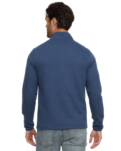 Bradner Super Soft Quilted 1/4 Zip Mock Neck