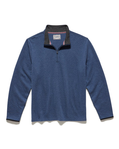 Bradner Super Soft Quilted 1/4 Zip Mock Neck