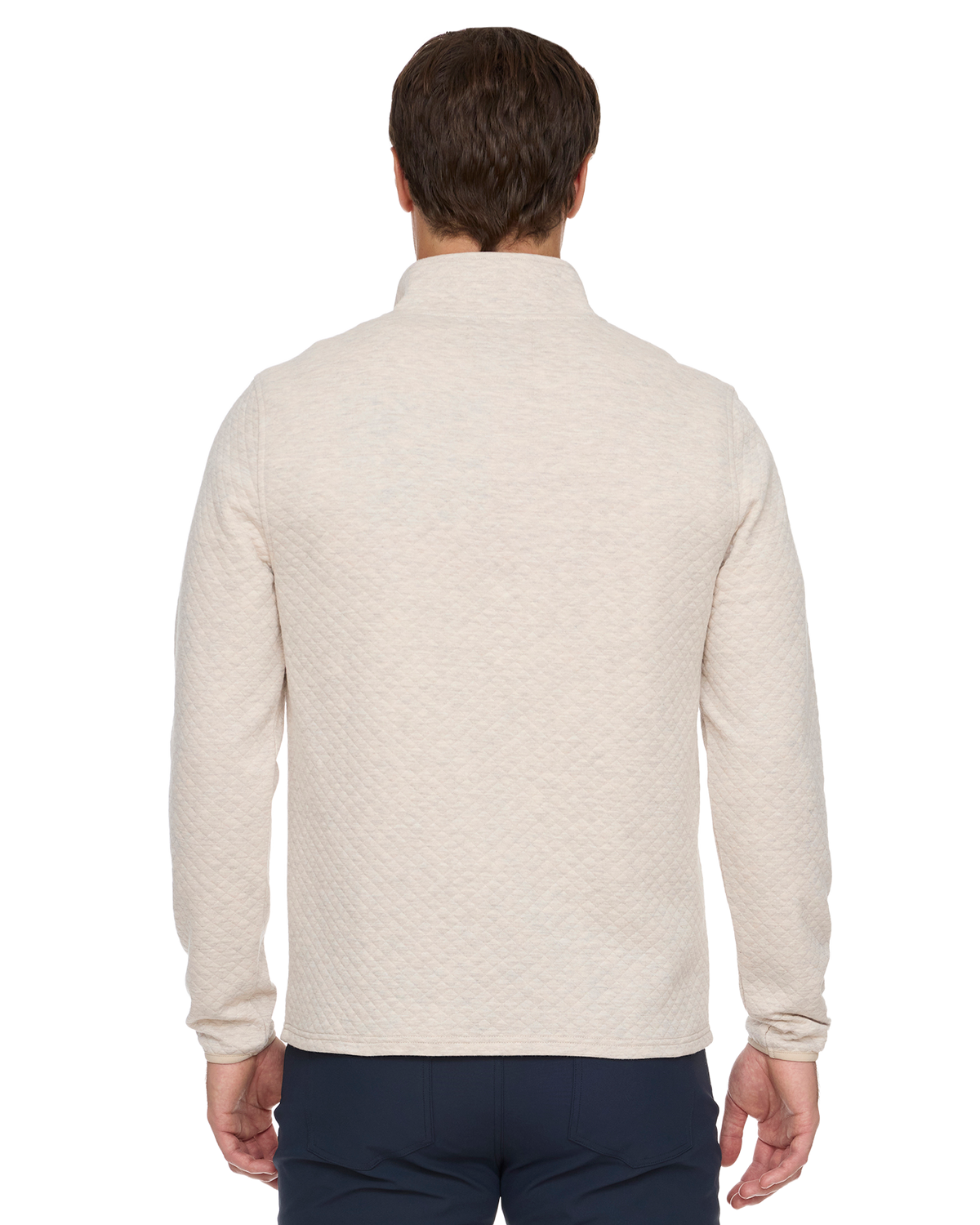 Bradner Super Soft Quilted 1/4 Zip Mock Neck