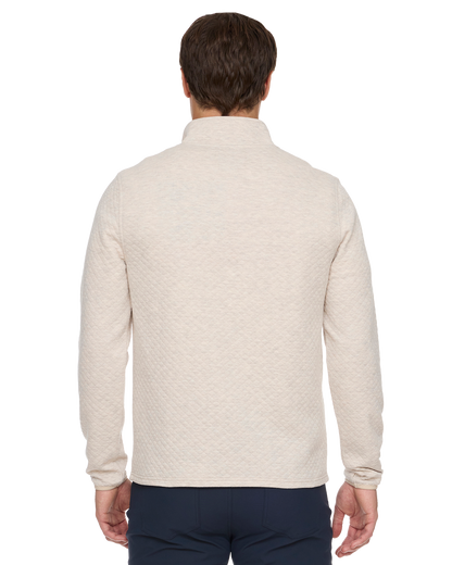 Bradner Super Soft Quilted 1/4 Zip Mock Neck
