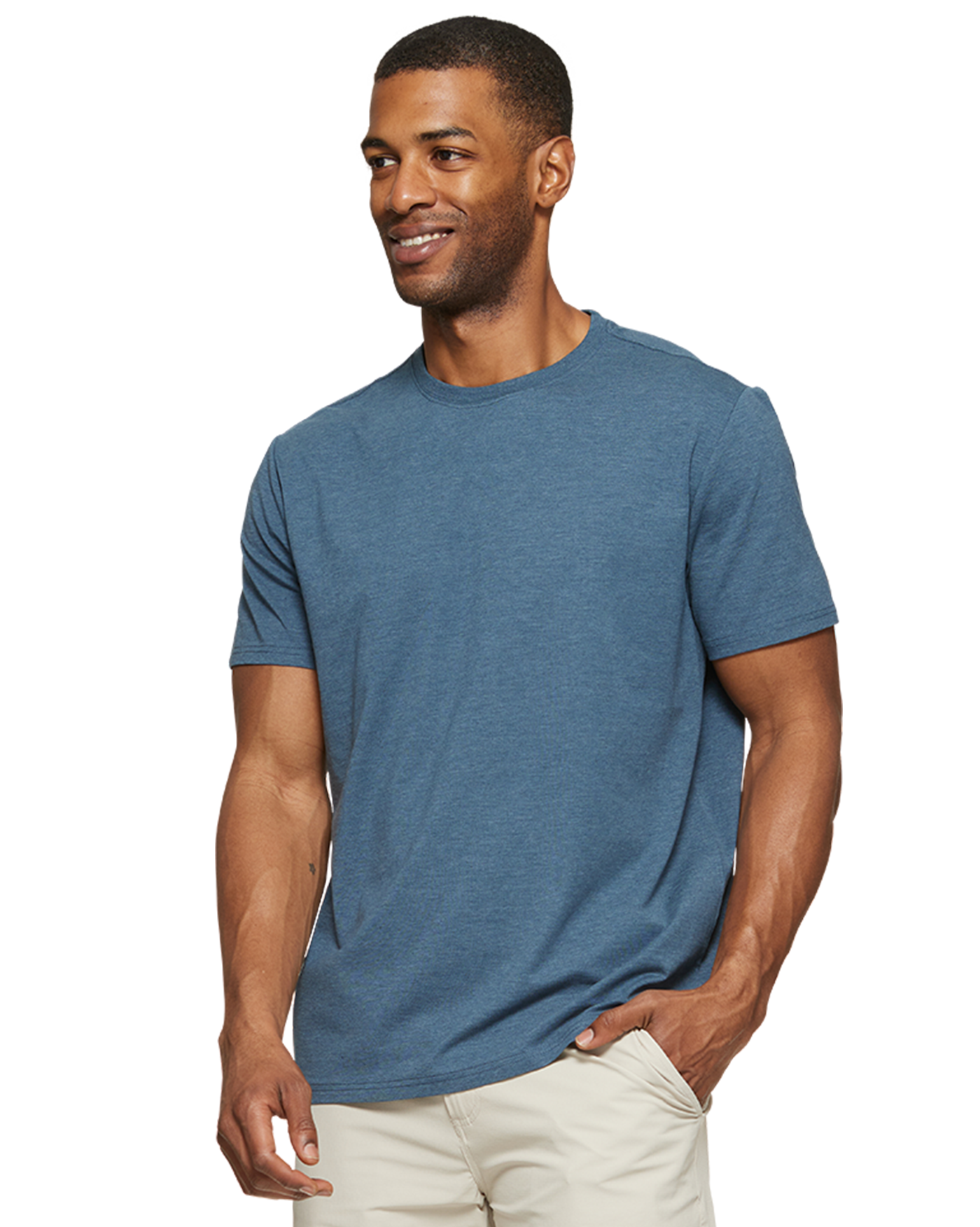 Essential Stretch Comfort Ss Crewneck Tee