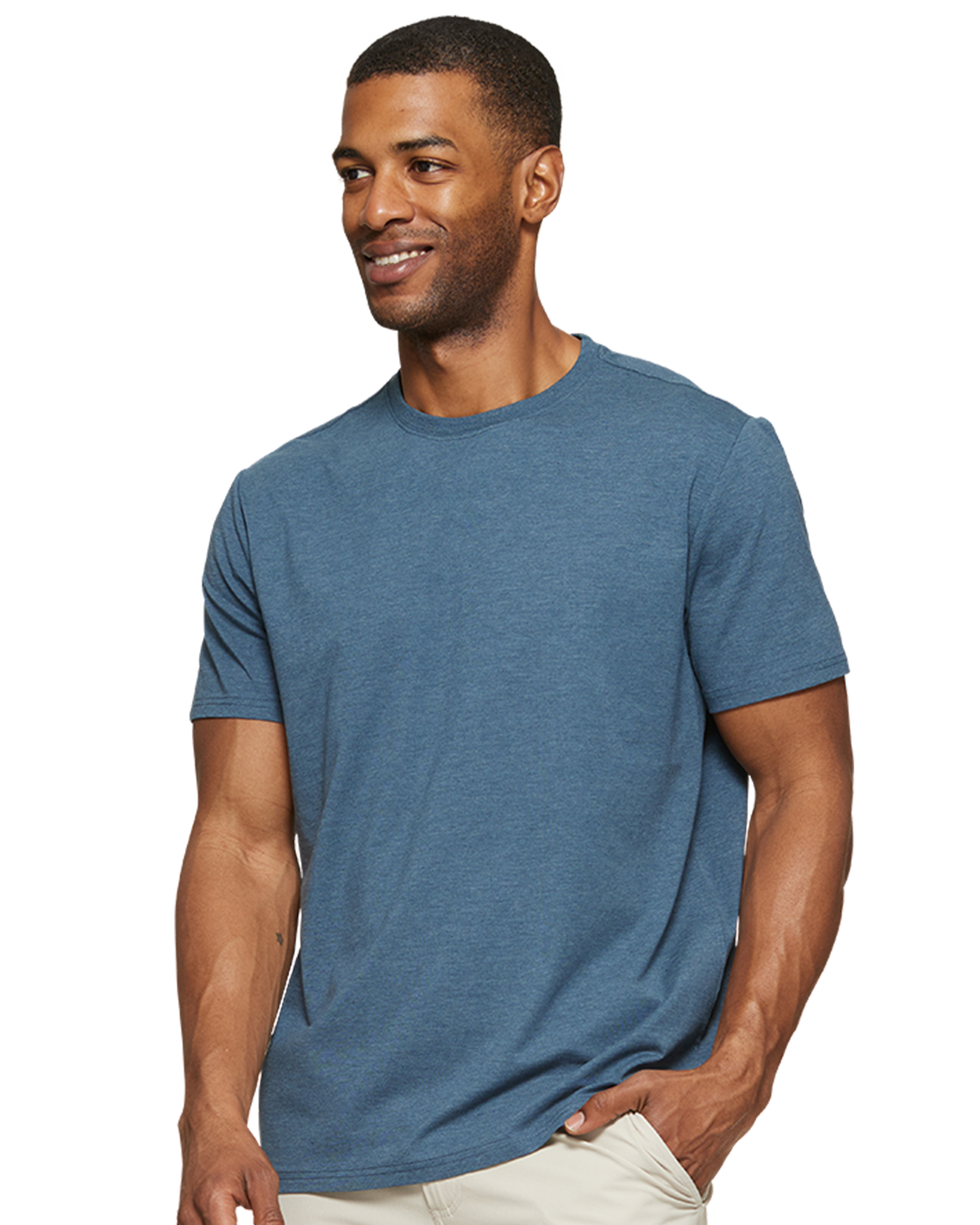 Essential Stretch Comfort Ss Crewneck Tee