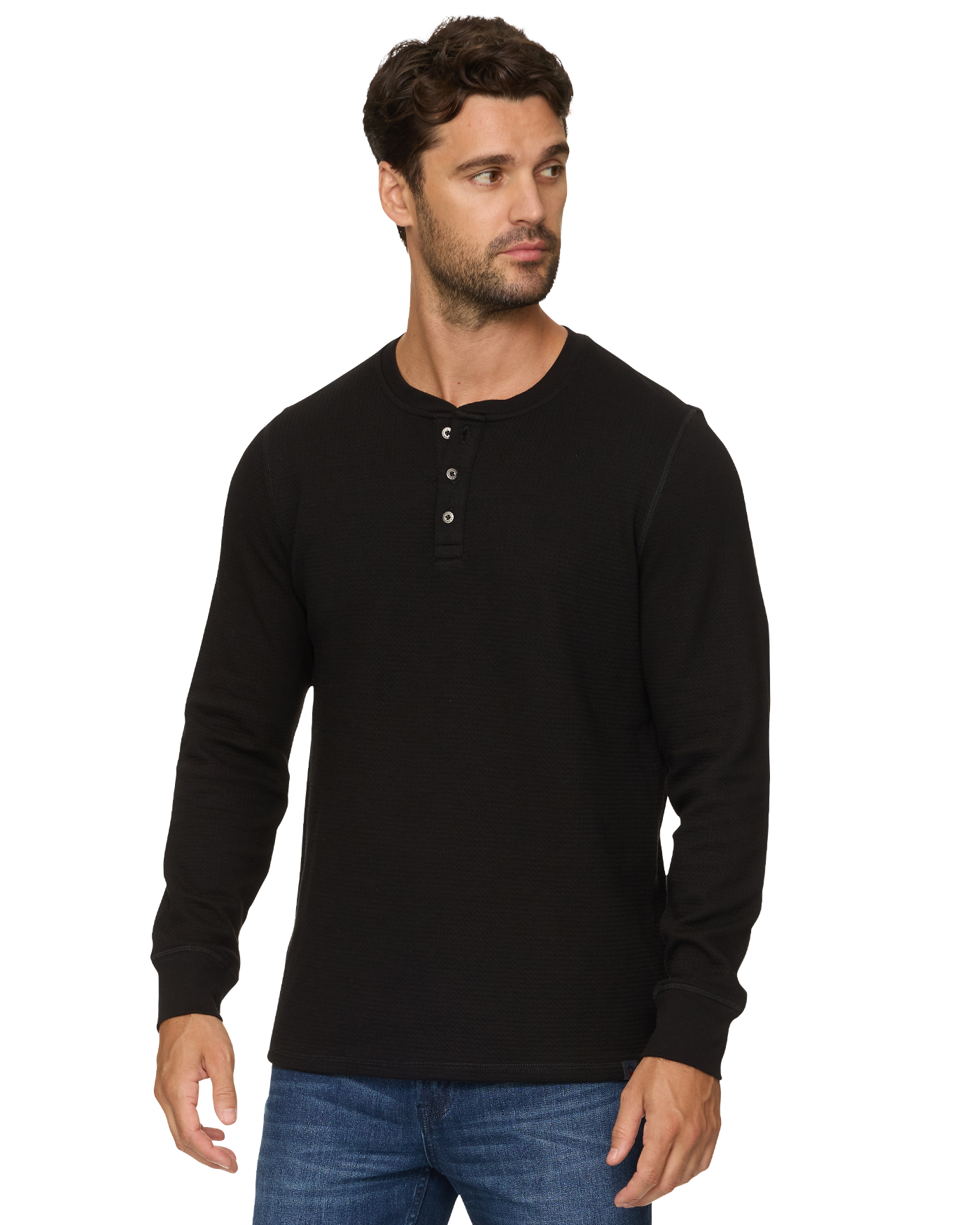 Chatsworth Ls Soft Waffle Henley