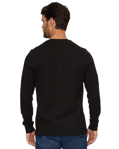 Chatsworth Ls Soft Waffle Henley