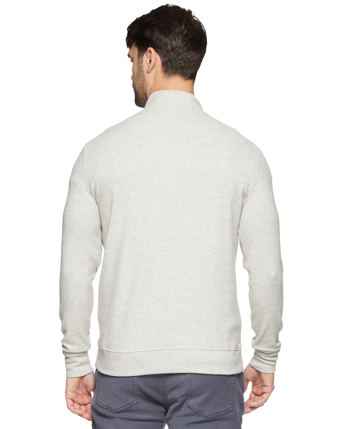 Hero Solid Twill 1/4 Zip Mock Neck