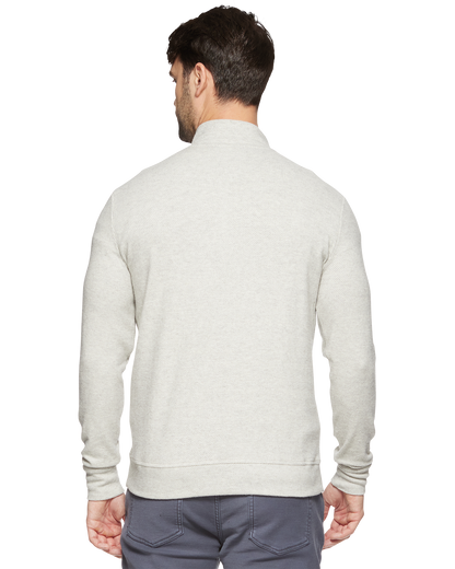 Hero Solid Twill 1/4 Zip Mock Neck