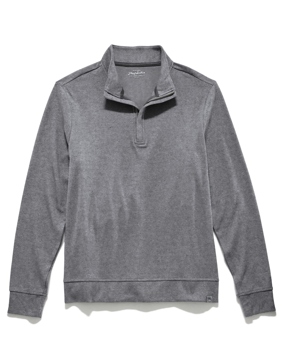 Hero Solid Twill 1/4 Zip Mock Neck