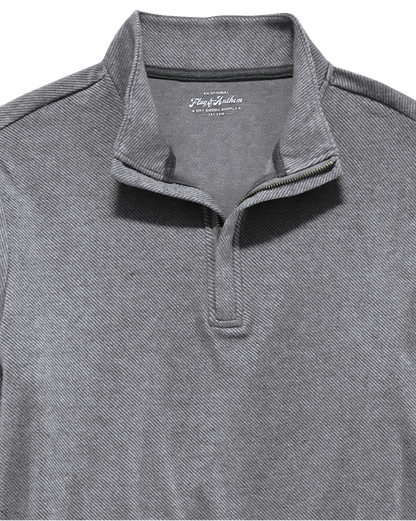 Hero Solid Twill 1/4 Zip Mock Neck