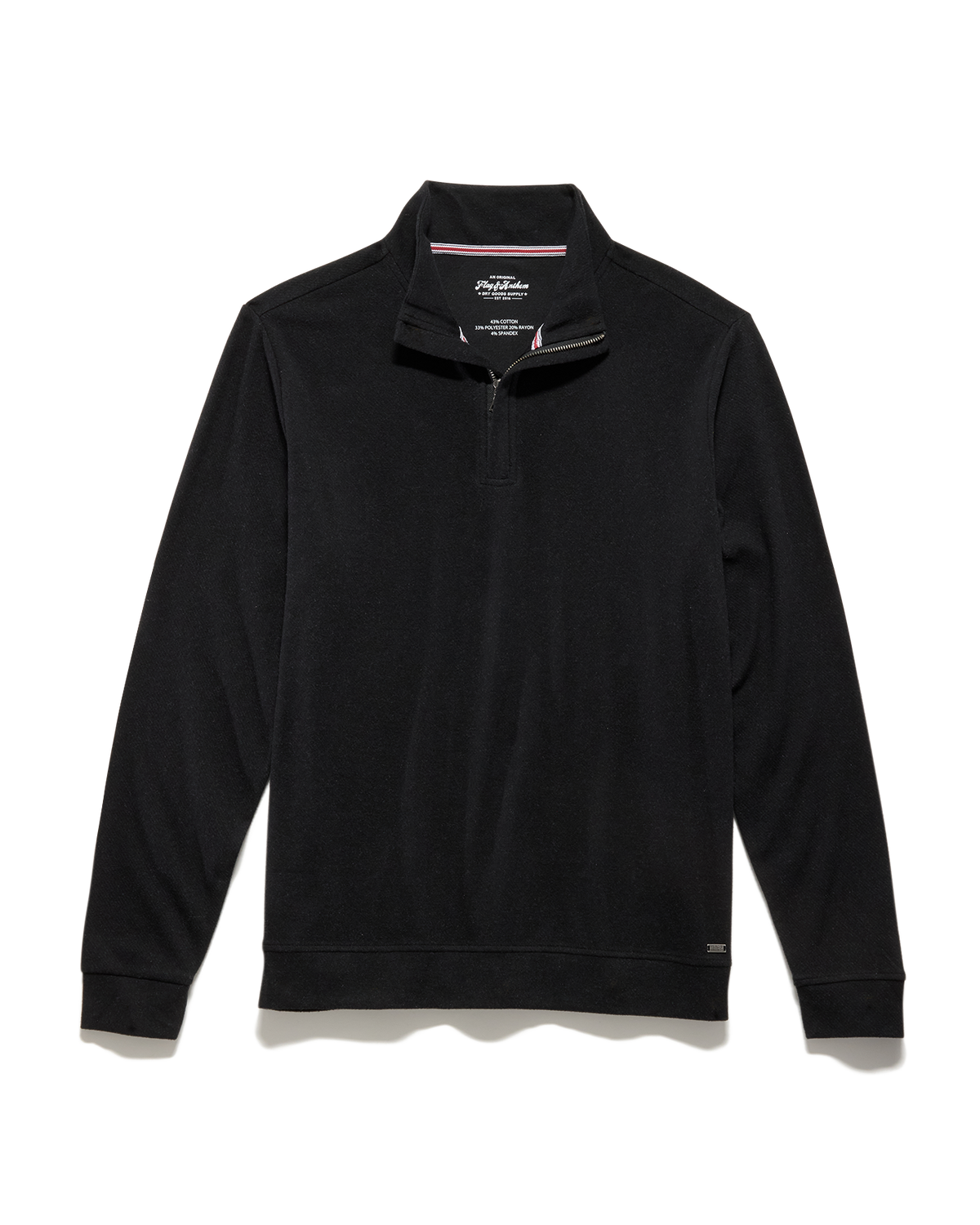 Hero Solid Twill 1/4 Zip Mock Neck