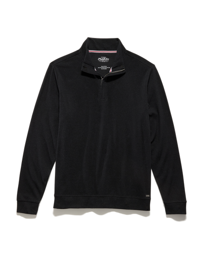 Hero Solid Twill 1/4 Zip Mock Neck